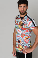 Colorful round neck t-shirt - Image n°5