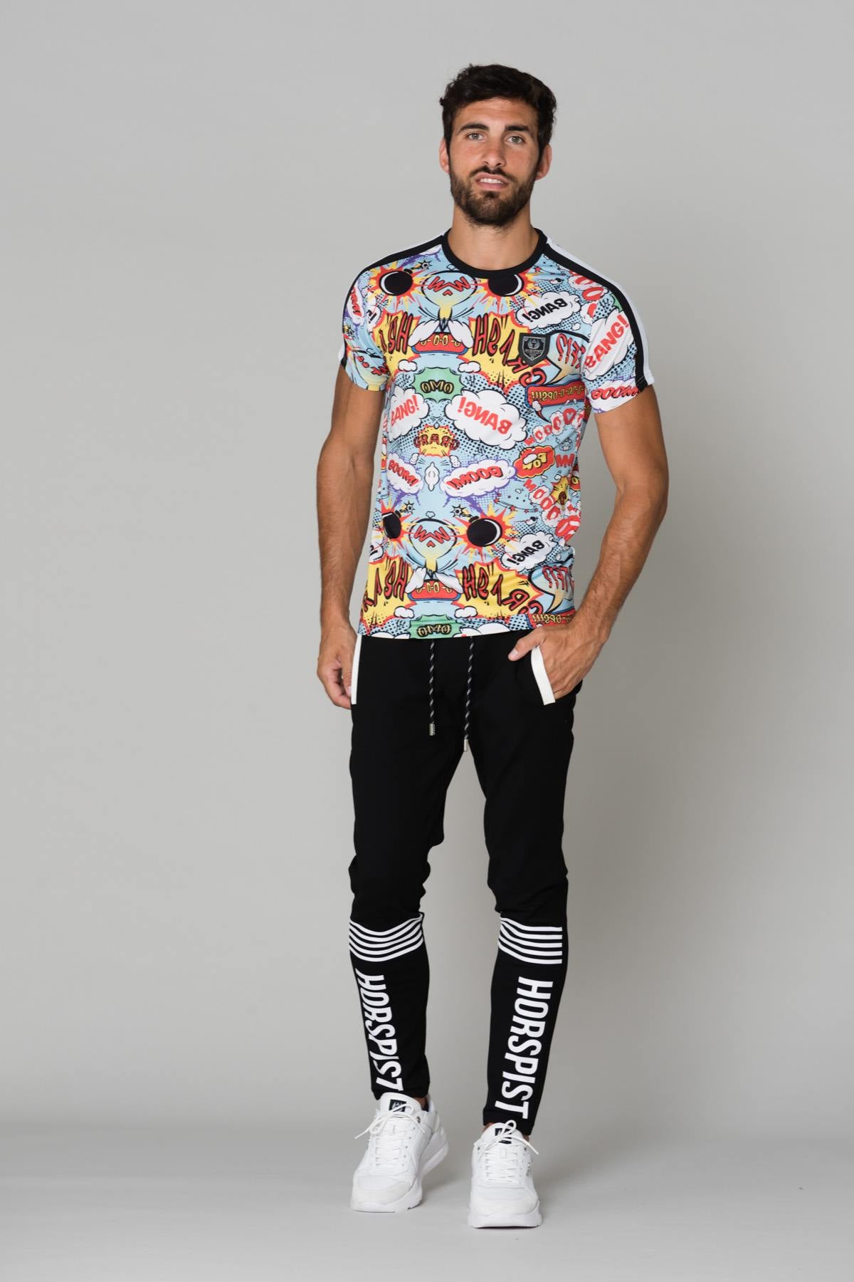 Colorful round neck t-shirt - Image n°2