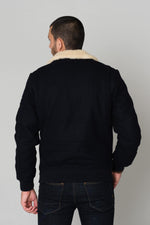 Wool blend pilot jacket - Image n°6