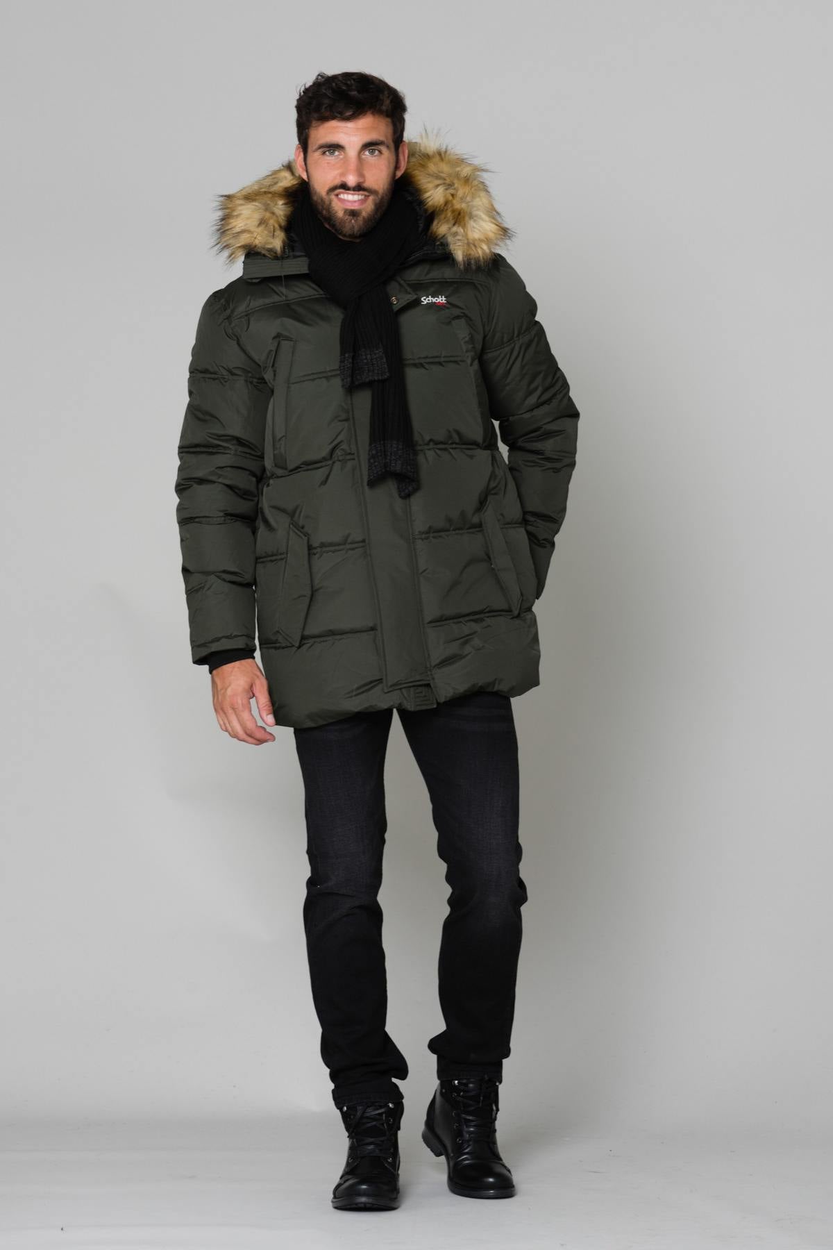  Mid-length jacket with hood - Image n°2