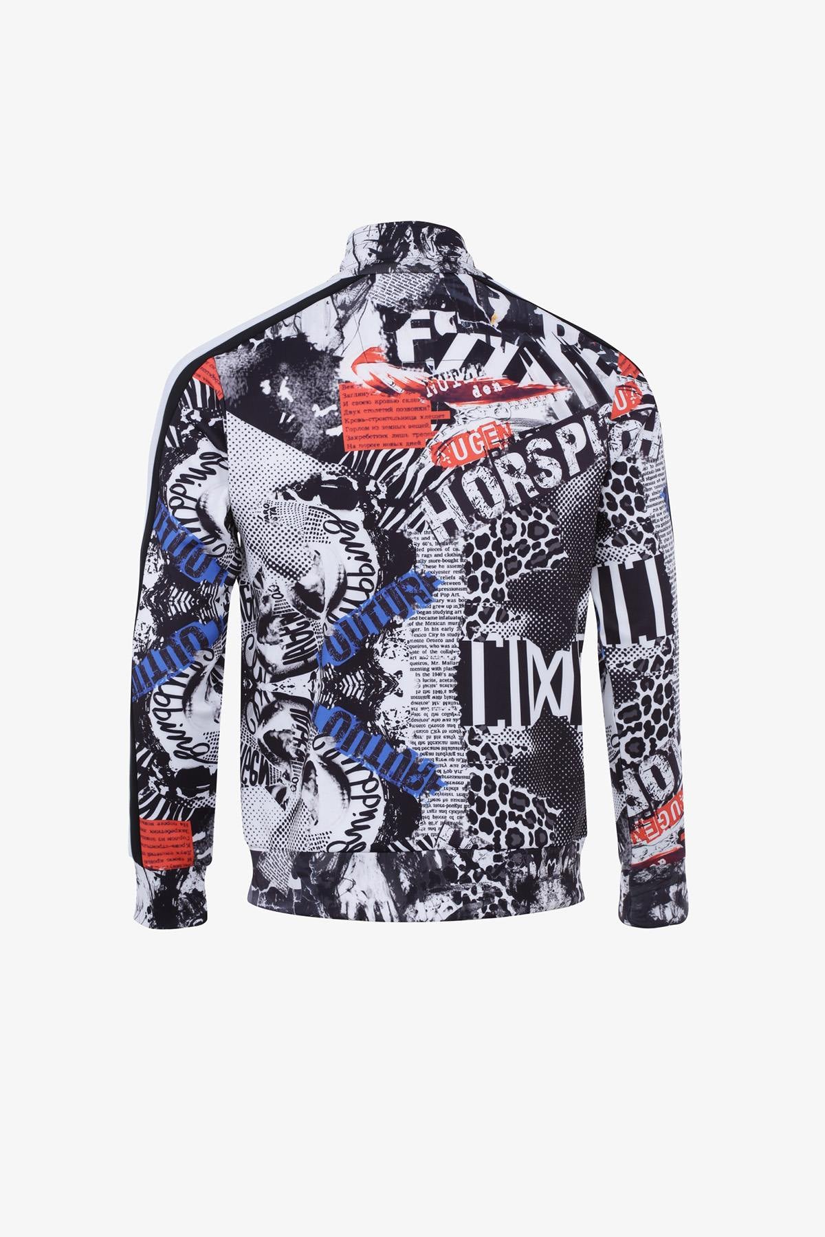 Black and white track jacket - Image n°9