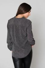  Black polka dot top - Image n°2