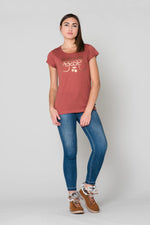 Red short-sleeved T-shirt - Image n°2