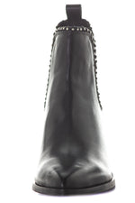 Leather boots with heel - Image n°5