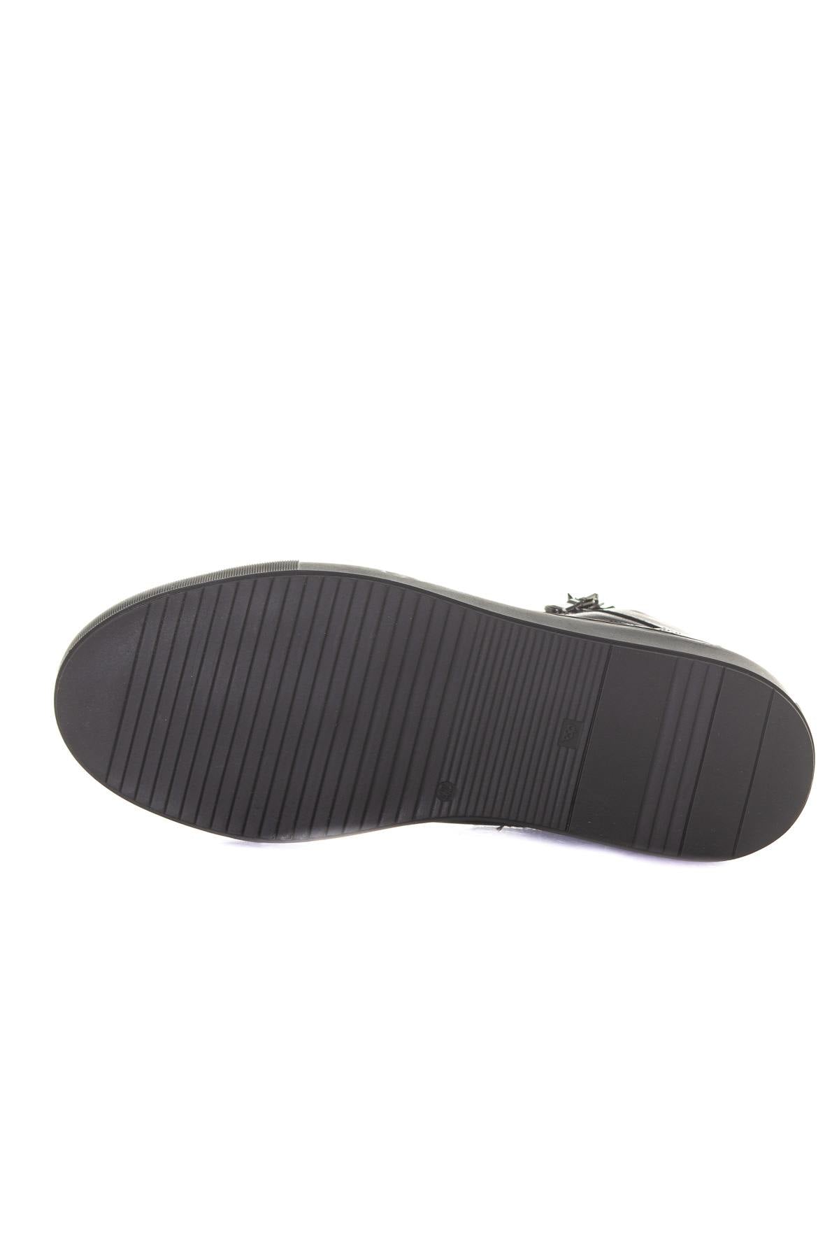 High-top leather sneakers - Image n°4
