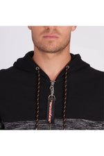 Black and gray vest with hood - Image n°4
