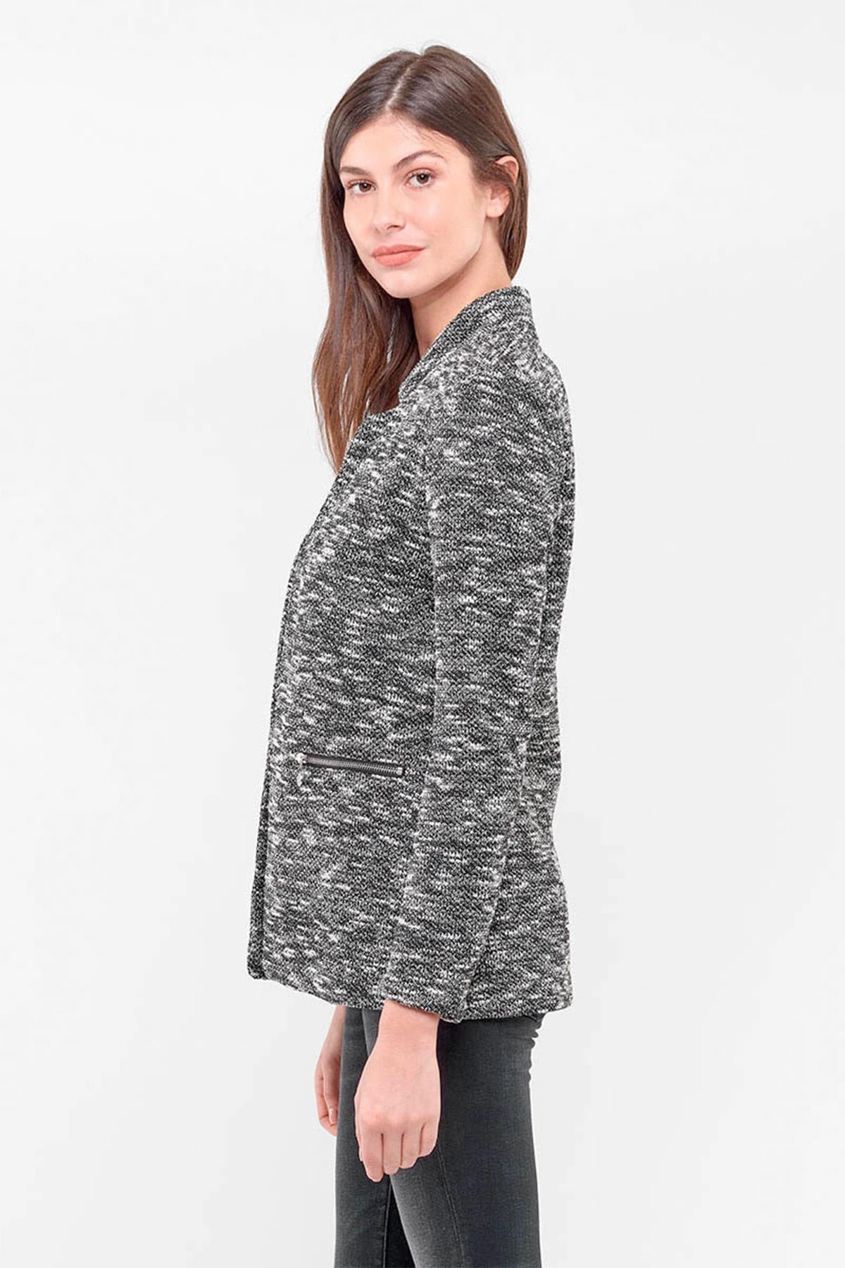 Women's cotton polyester jacket - Image n°5