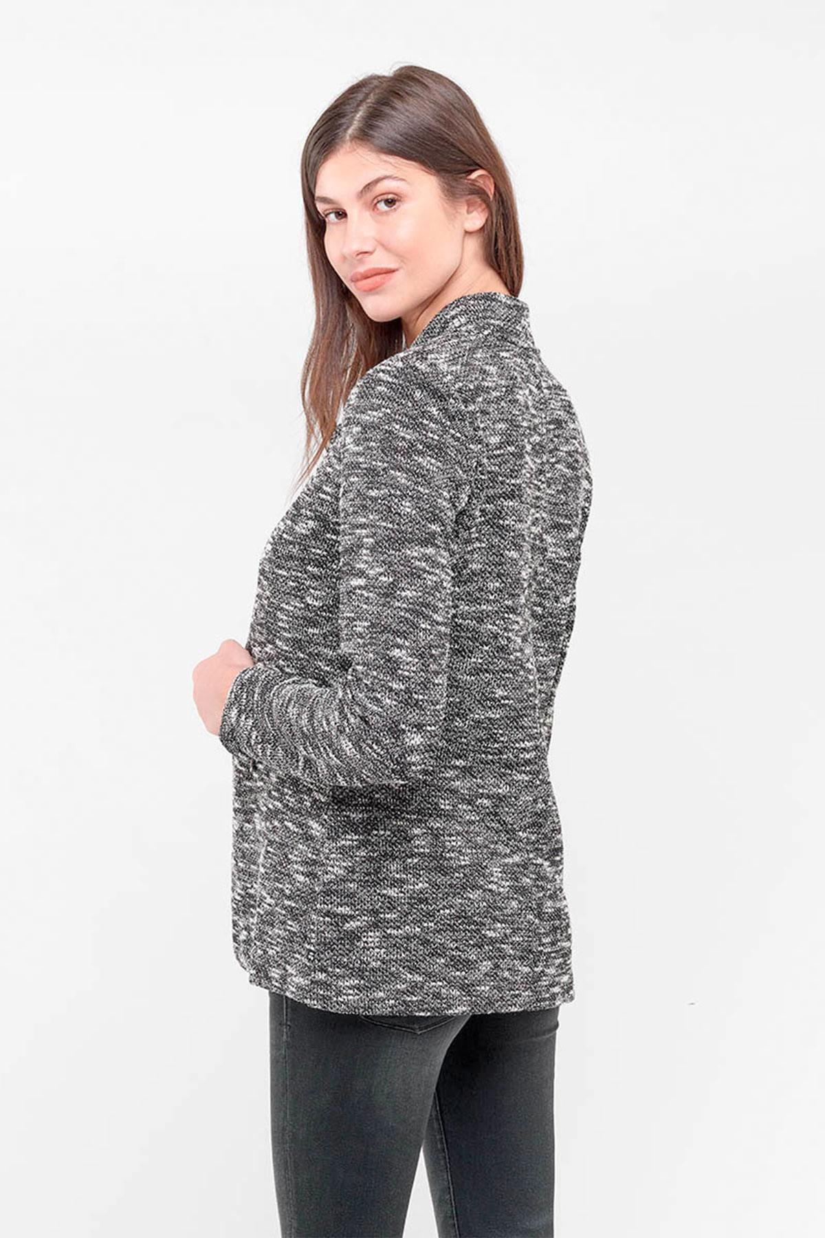 Women's cotton polyester jacket - Image n°1