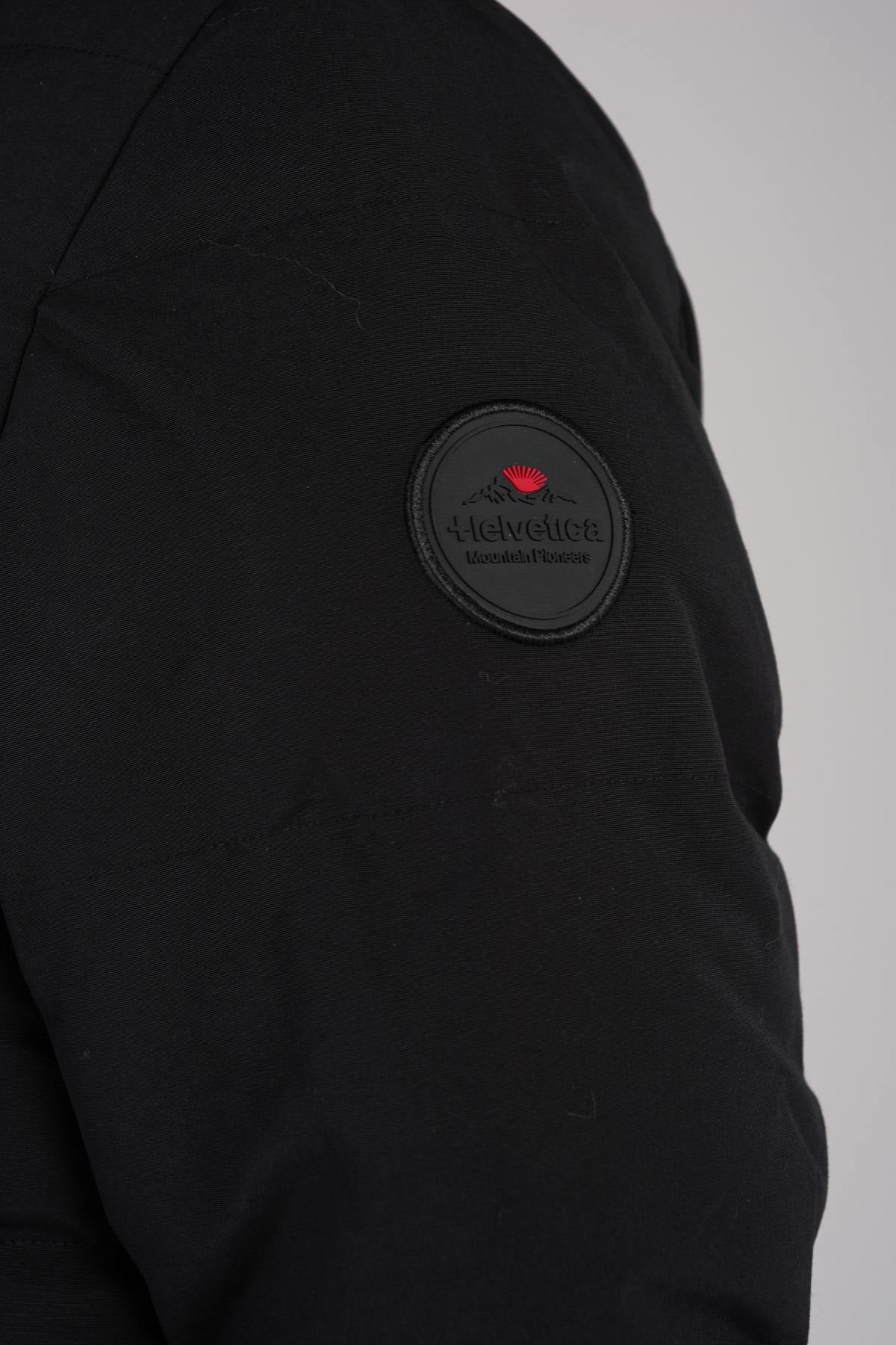 Women's long black jacket - Image n°5