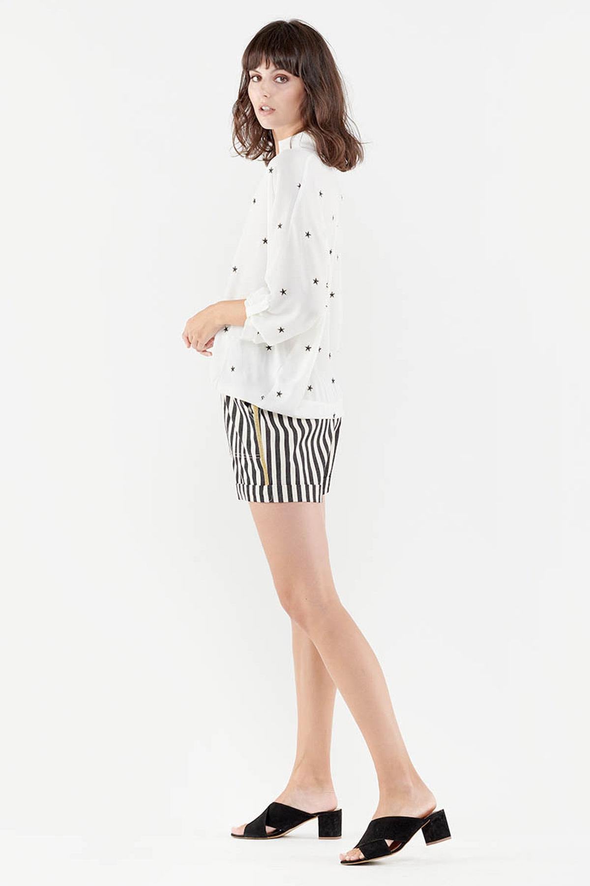 Off-white star embroidered blouse - Image n°2