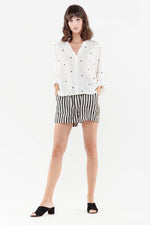 Off-white star embroidered blouse - Image n°3