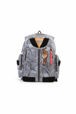 Gray camouflage aviation backpack - Image n°1