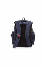 Navy blue aviator style backpack - Image n°3