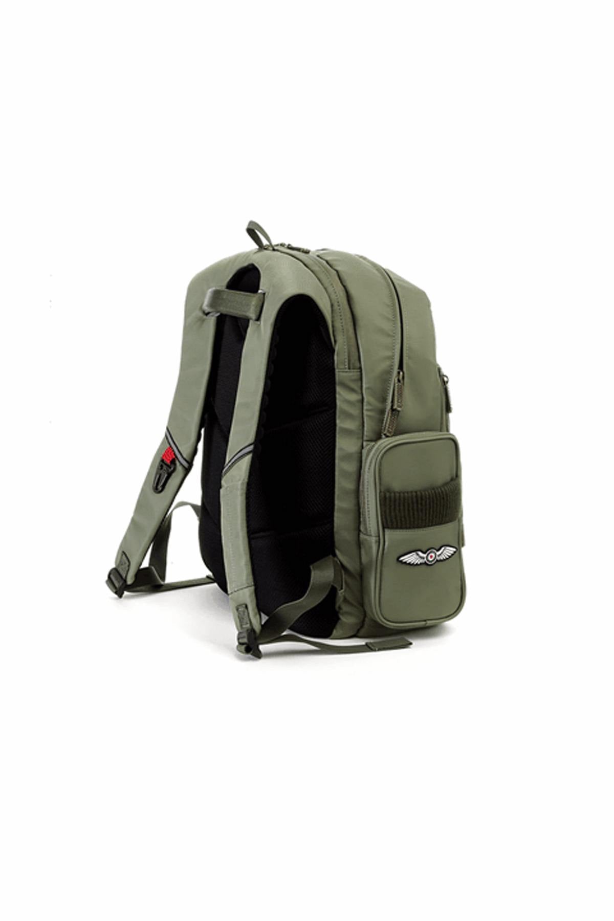 Men's khaki aviator bag - Image n°3