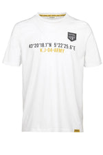 Men's white round-neck t-shirt - Image n°5