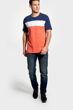 Tricolor round neck t-shirt - Image n°2