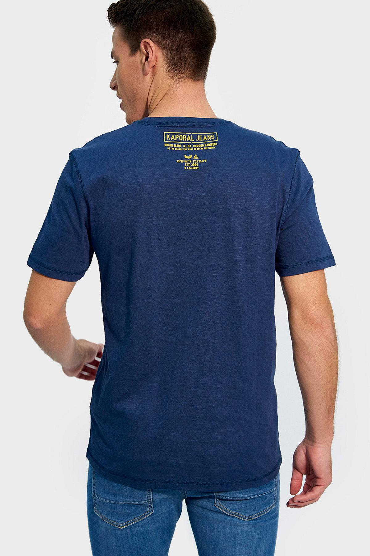 Men's navy blue t-shirt - Image n°3