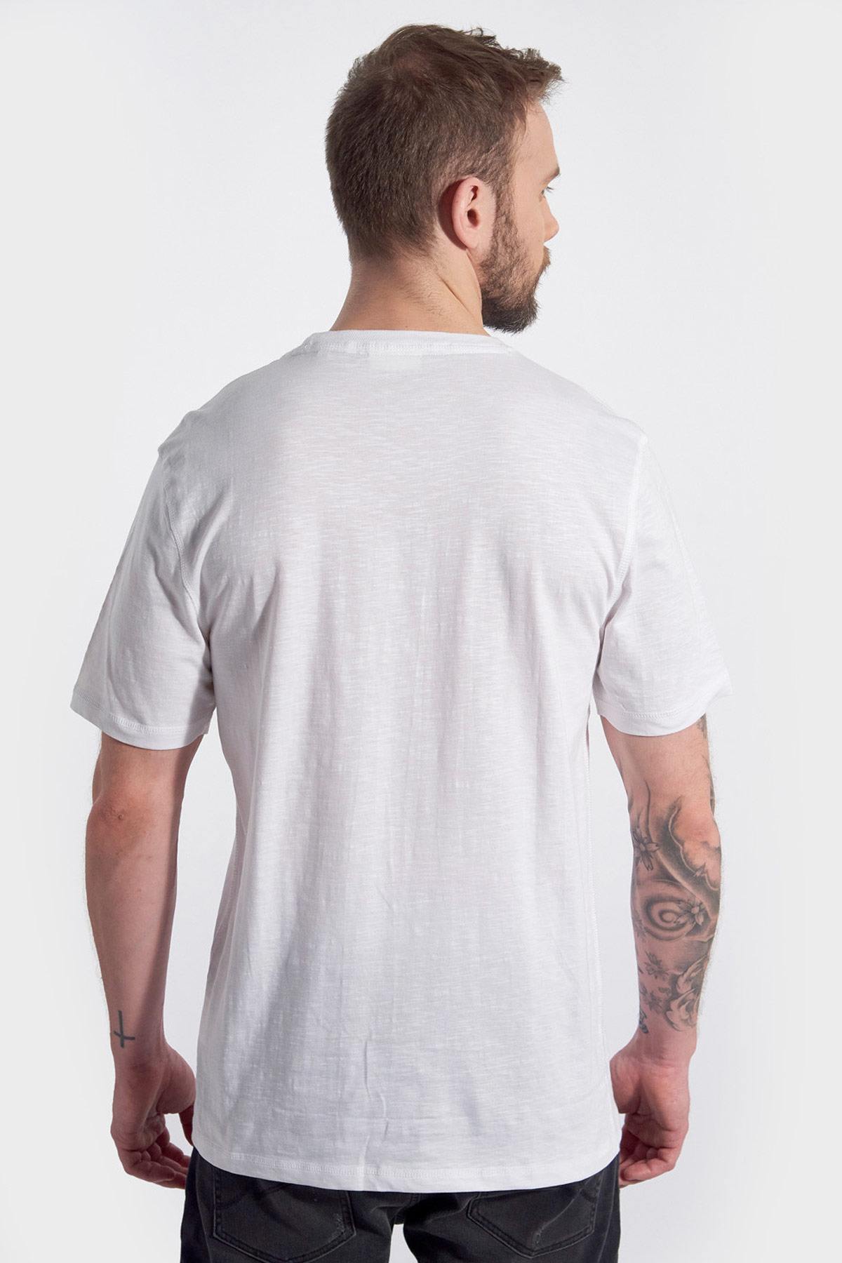 White round neck t-shirt - Image n°3