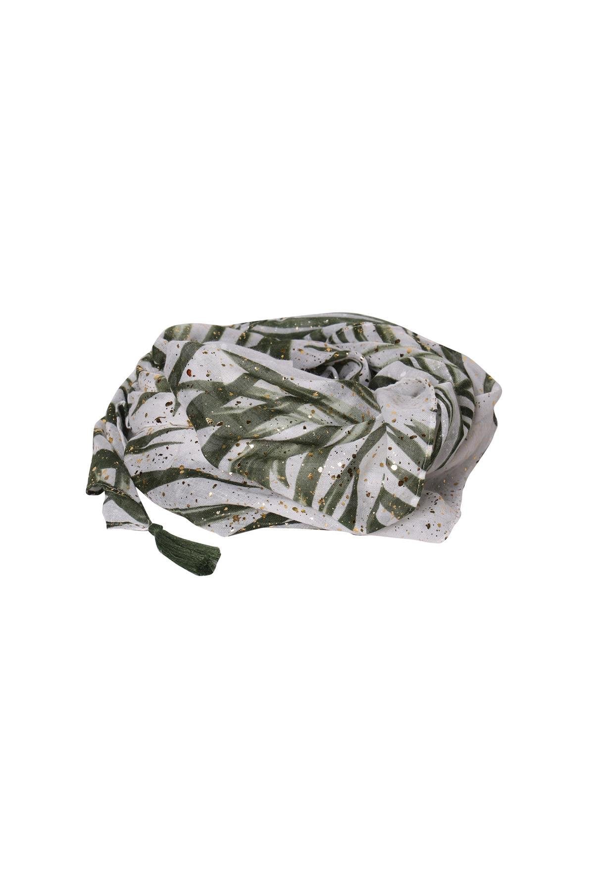 Flowing white mid-season scarf - Image n°2