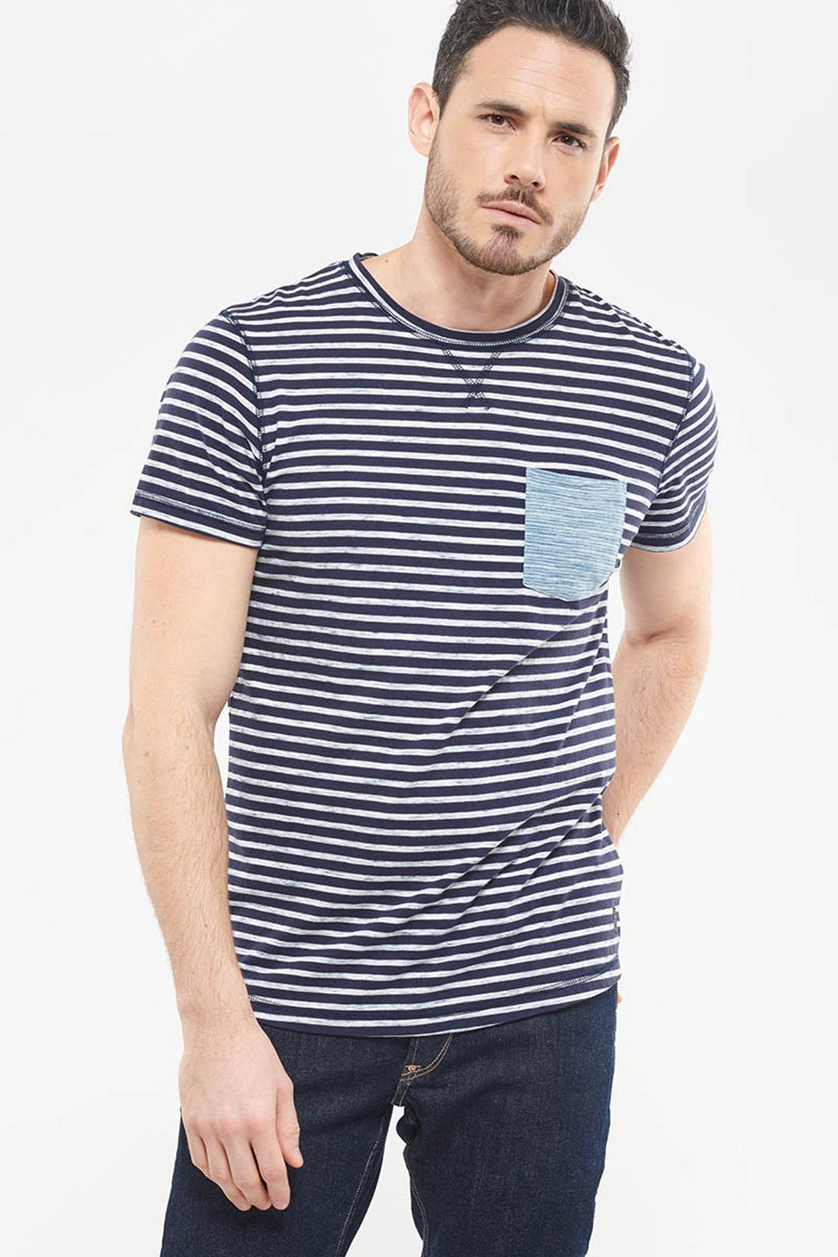 Sailor T-shirt with chest pocket - Image n°1