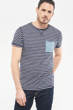 Sailor T-shirt with chest pocket - Image n°1