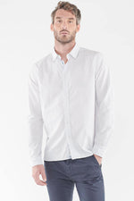 White simple pattern shirt - Image n°4