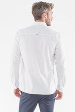 White simple pattern shirt - Image n°2