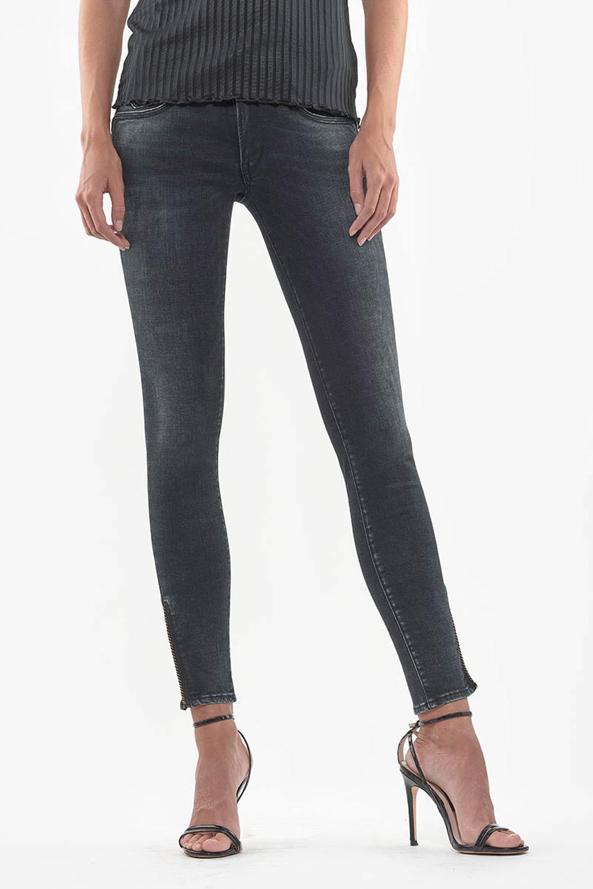 Women's slim washed jeans - Image n°4
