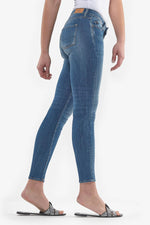 Light blue slim fit jeans - Image n°1