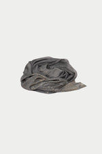 Flowing khaki scarf for women - Image n°1