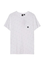 White men's t-shirt with motorcycle motifs - Image n°5