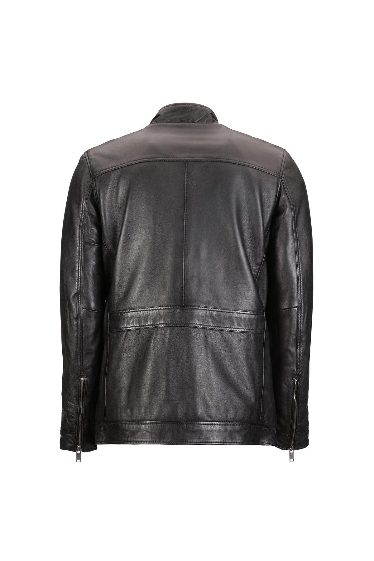 Men's genuine leather coat - Image n°3