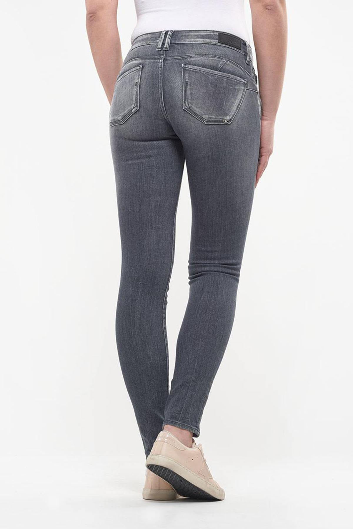 Slim stretch jeans with push-up effect - Image n°1