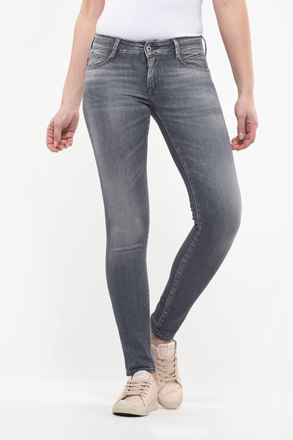 Slim stretch jeans with push-up effect - Image n°5