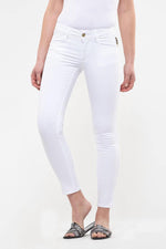 White slim jeans with push-up buttocks - Image n°5