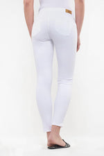 White slim jeans with push-up buttocks - Image n°2