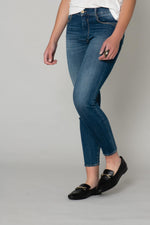 Slim washed blue jeans - Image n°6