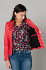 Spencer in red leather - Image n°5