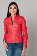 Spencer in red leather - Image n°6