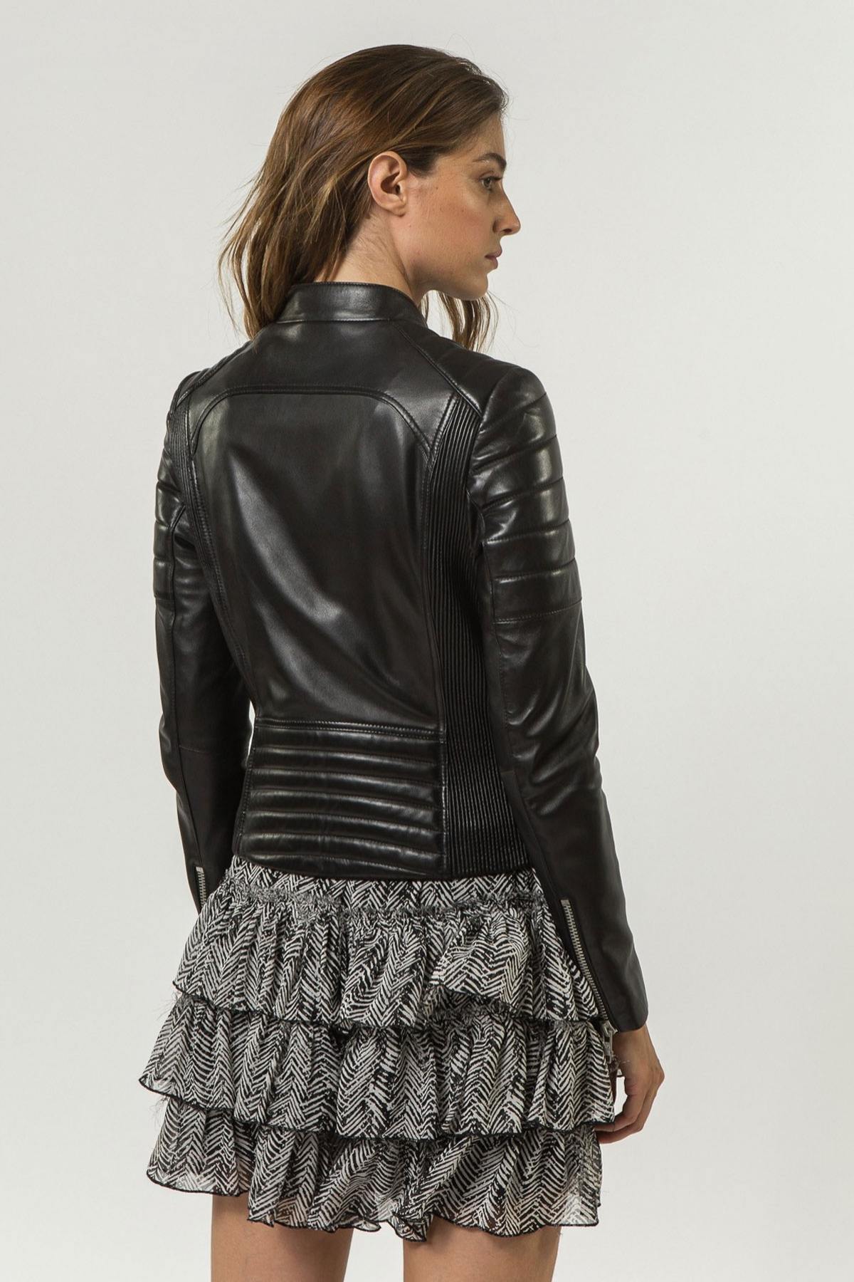 Quilted women's perfecto - Image n°3
