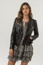 Quilted women's perfecto - Image n°8