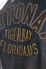 Black and yellow American cowhide leather teddy - Image n°5