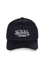 Plain black California cap - Image n°1
