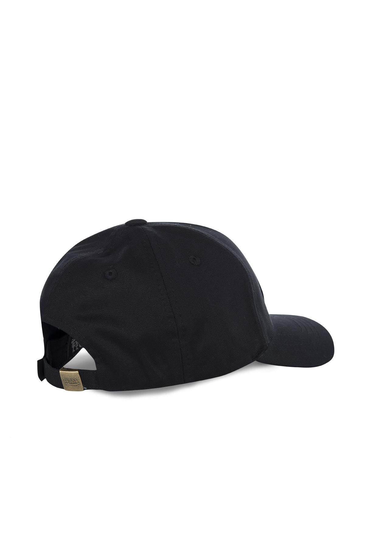 Plain black California cap - Image n°2