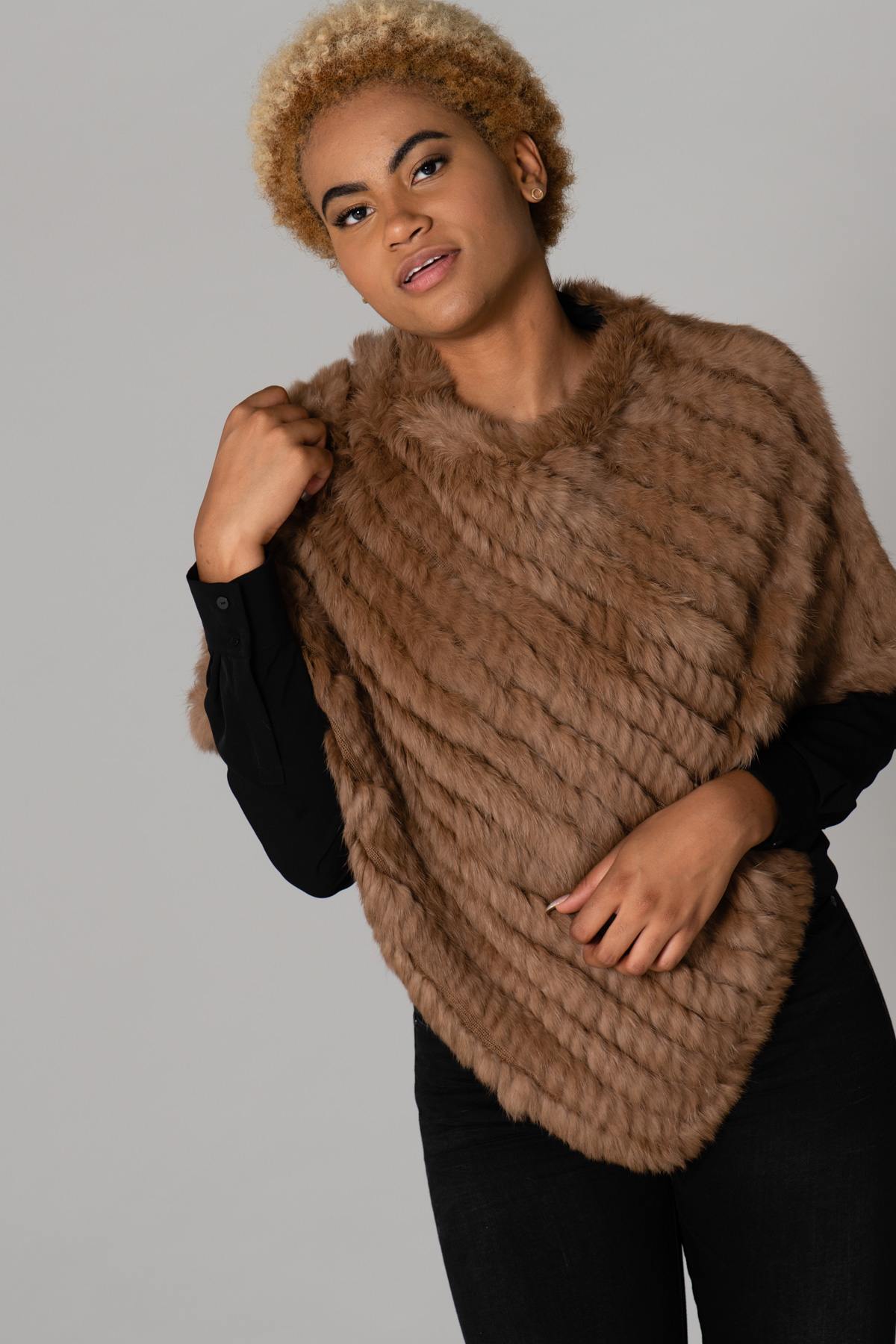 Dalle Piane Cashmere BLEND - Poncho - grigio Dalle Piane Cashmere BLEND - Poncho - grigio