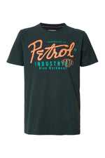 Bottle green round-neck T-shirt - Image n°4