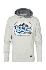 White sportswear hoodie - Image n°2