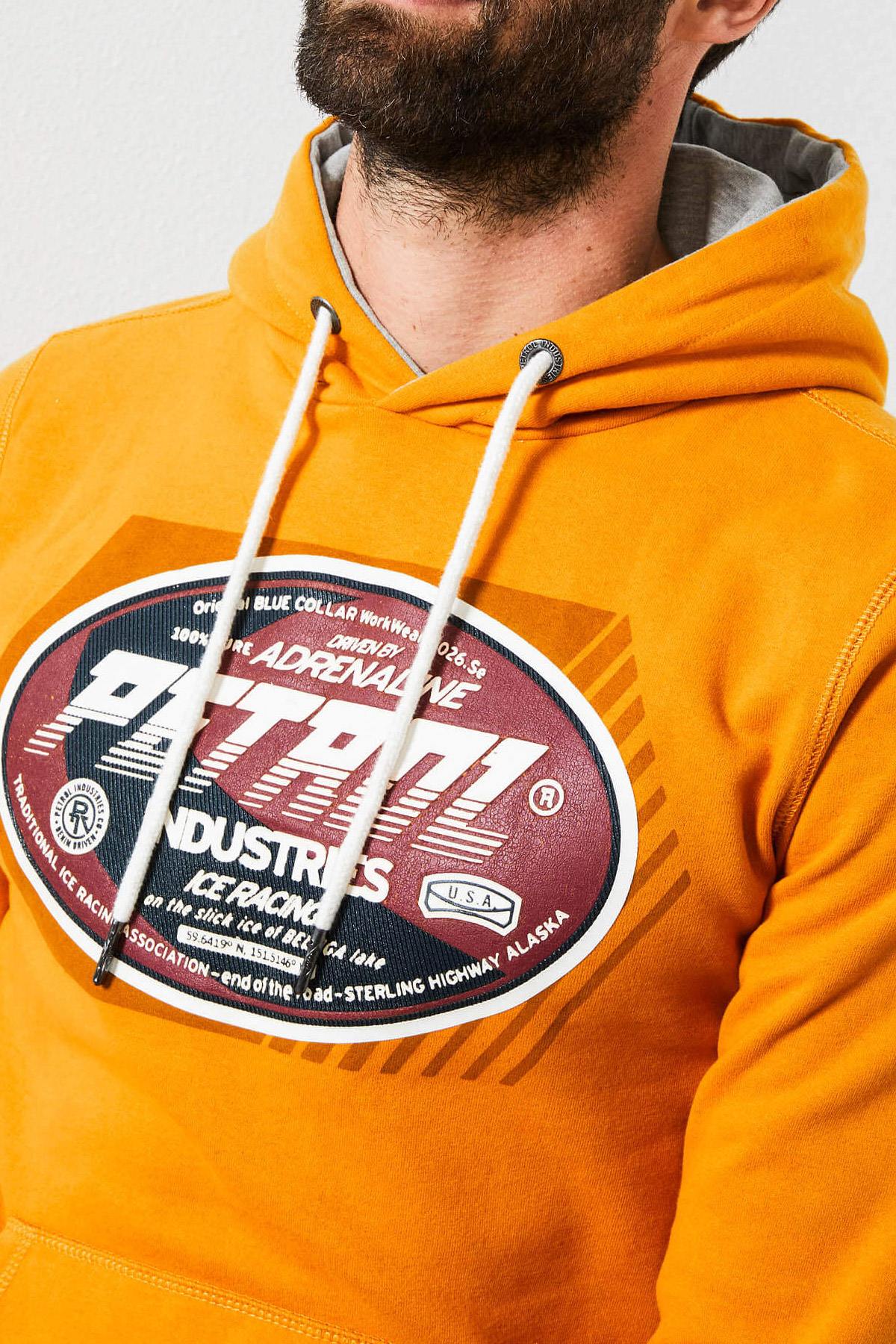 Sportswear sweatshirt with belly pocket - Image n°1