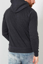 Black heather hoodie - Image n°2