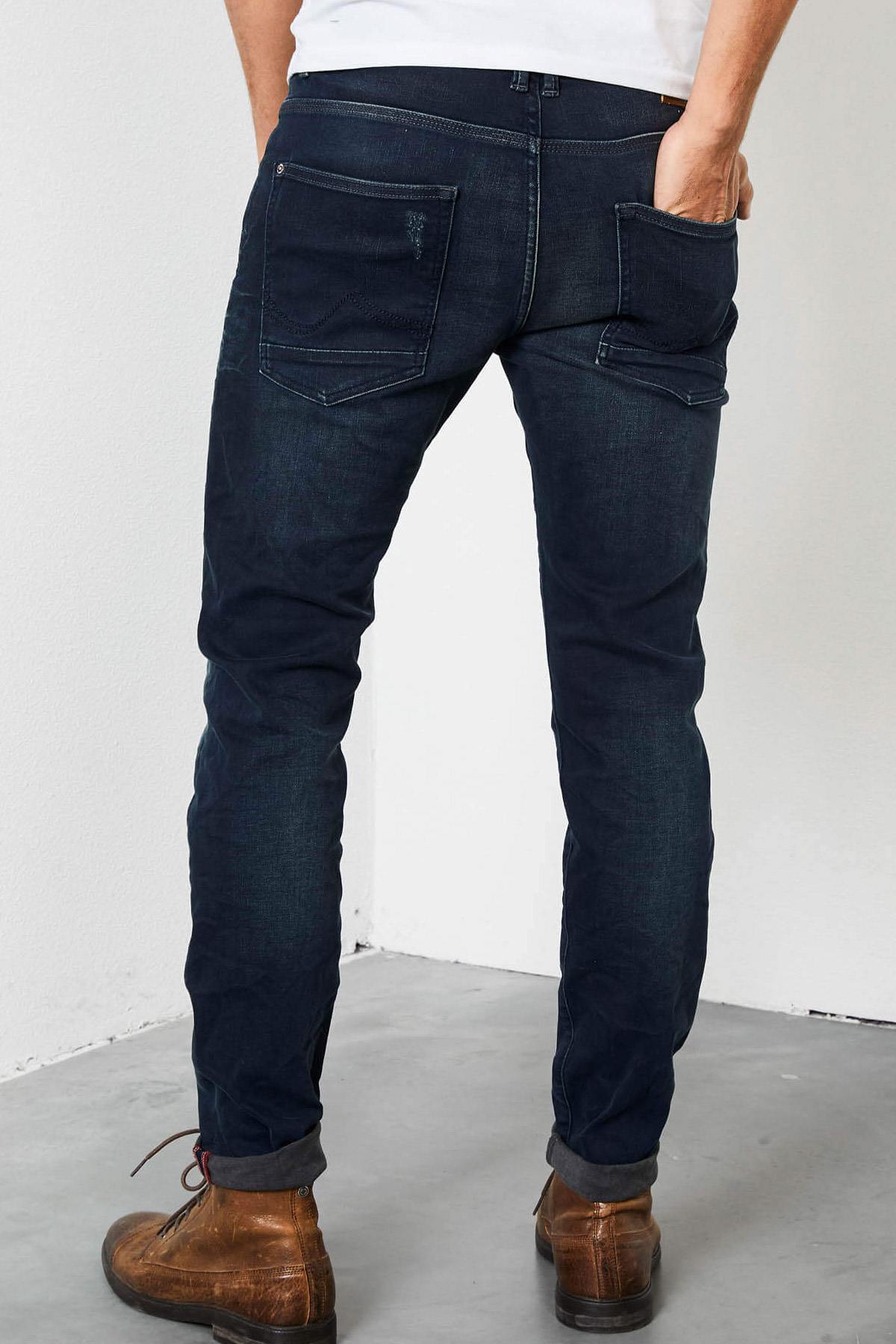 Slim fit vintage blue jeans - Image n°3